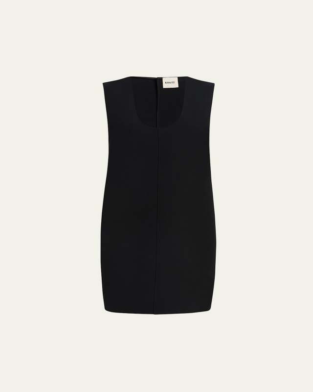Nyona Scoop-Neck Sleeveless Mini Dress